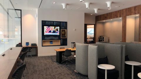 One of the best features of Amex Centurion Lounges are the solo seats.