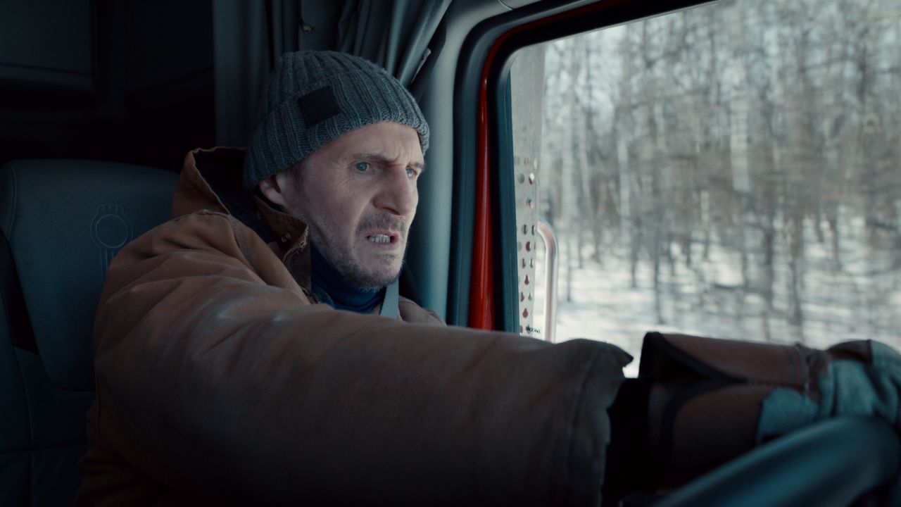 Liam Neeson is back in action as he hits 'The Ice Road' (Netflix).