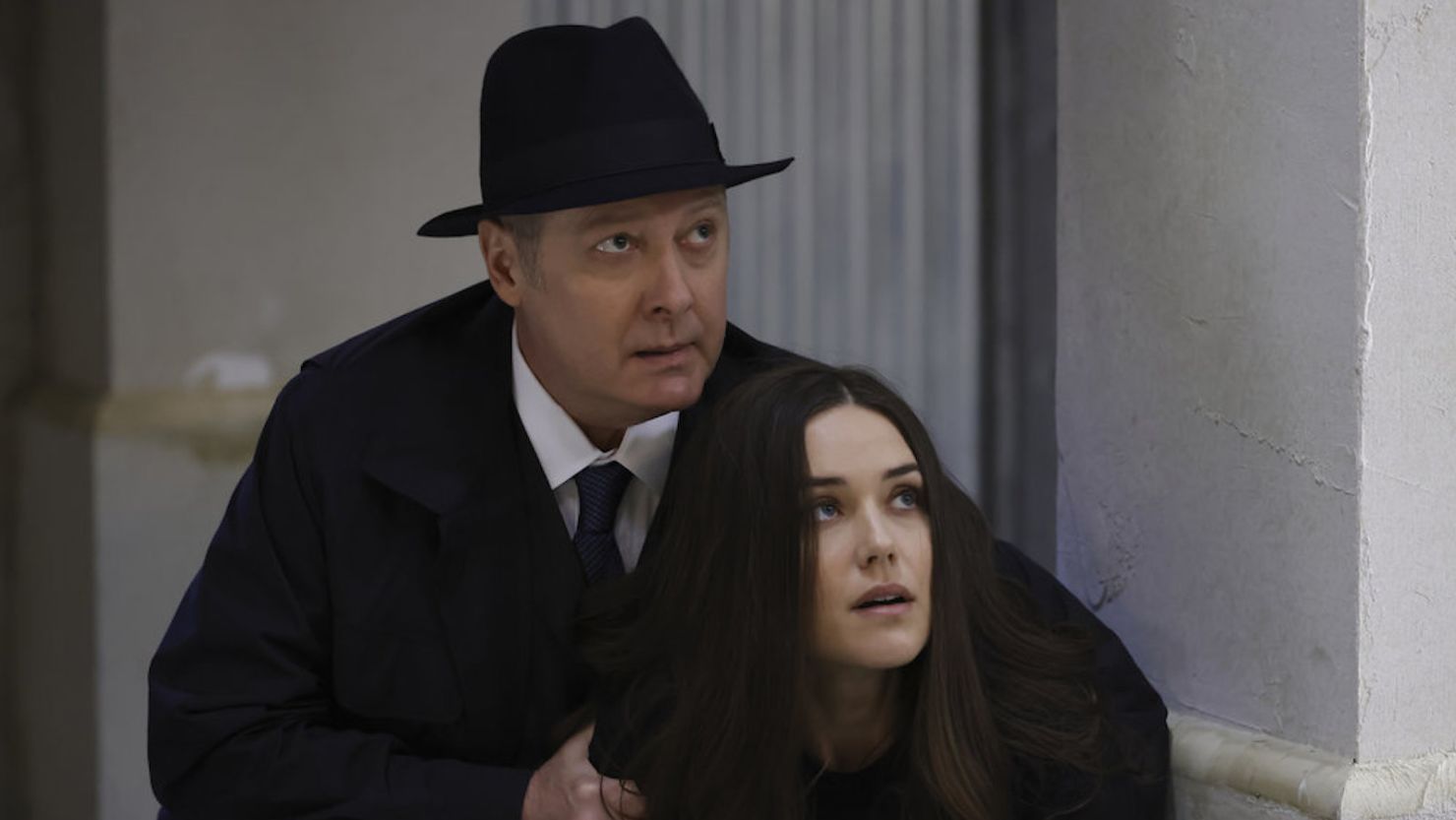 James Spader and Megan Boone in 'The Blacklist' (Will Hart/NBC).