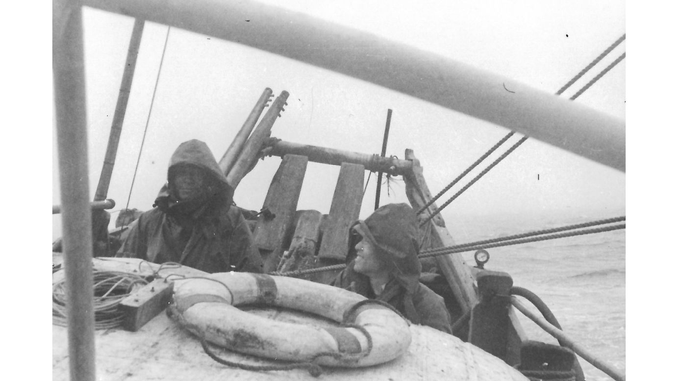 <strong>Standing watch: </strong>The crew, lacking modern technology, took turns standing watch during the voyage. One would be assigned lookout and another on tiller.