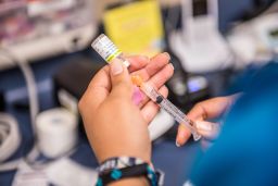 The CDC's Advisory Committee on Immunization Practices recommends says HPV vaccination can start at age 9 and is recommended for everyone through age 26.