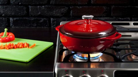 Lodge Enameled Cast-Iron Dutch Oven
