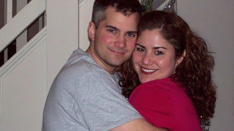 Brian Sicknick, a US Capitol Police officer who died after the Jan. 6 insurrection, and his longtime partner, Sandra Garza