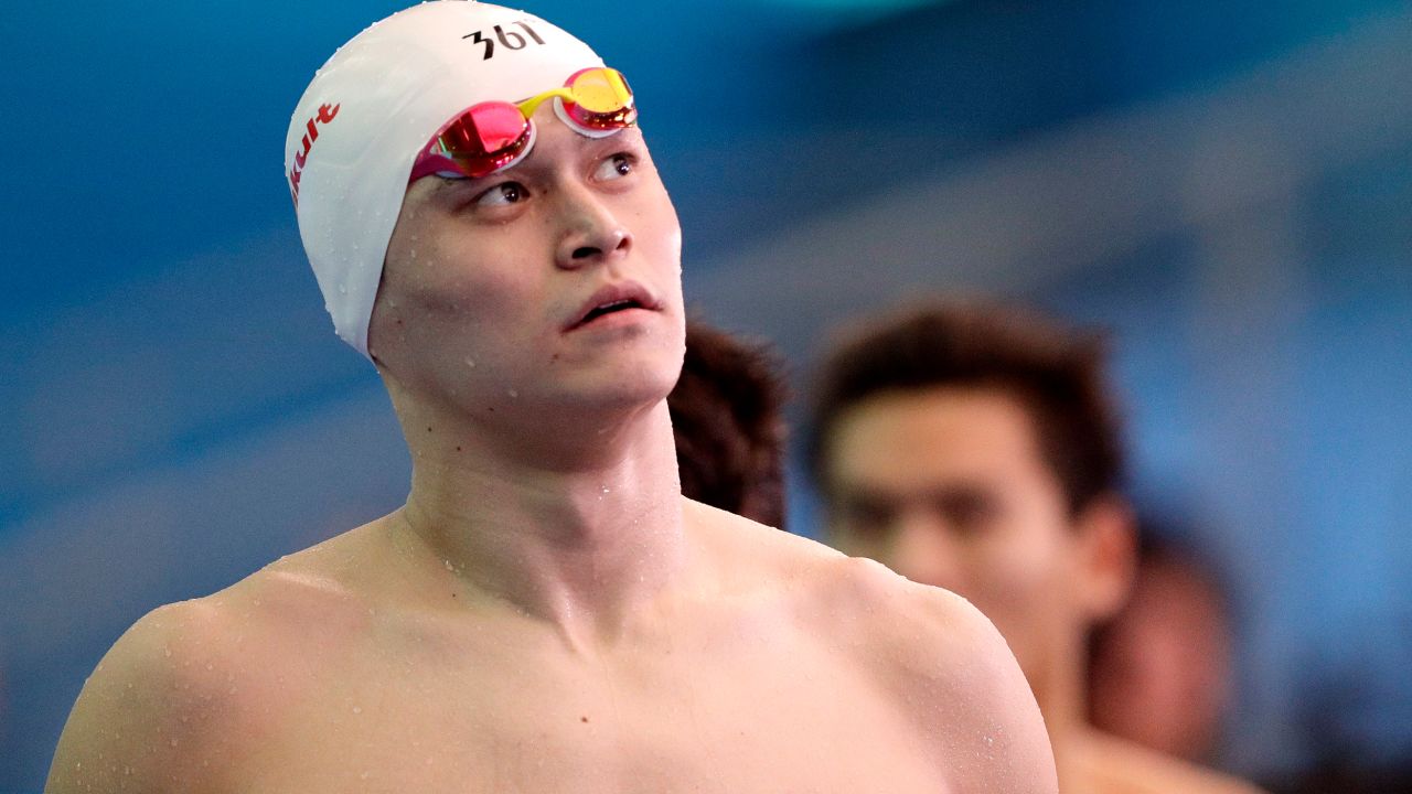 China's Sun Yang at the World Swimming Championships in Gwangju, South Korea, on July 26, 2019.