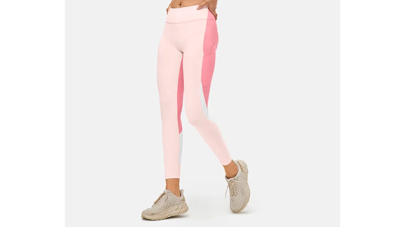 Carbon38 High Rise 7/8 Legging With Pockets In Cloud Compression - Electric  Pink