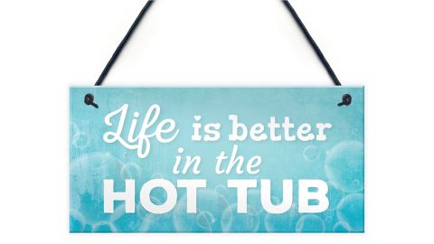 XLD Store Novelty Hot Tub Sign