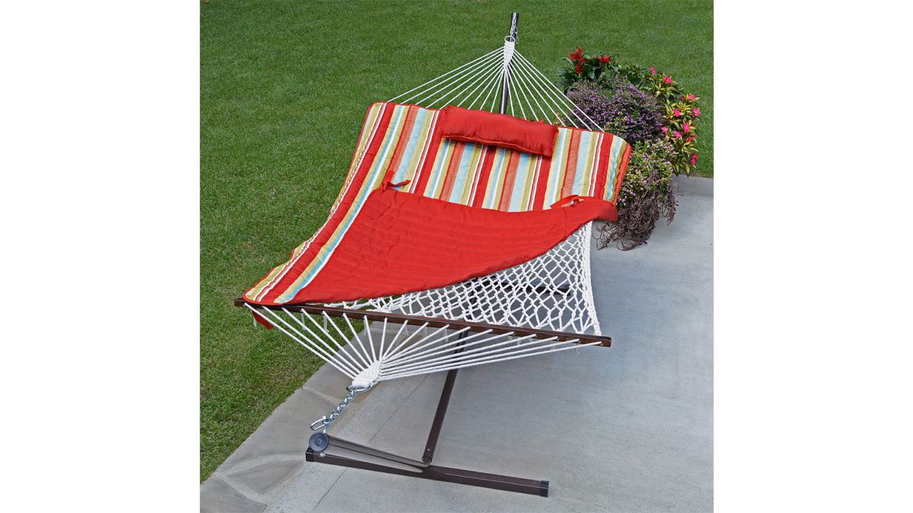 Arlmont & Co. Cambria Spreader Bar Hammock With Stand