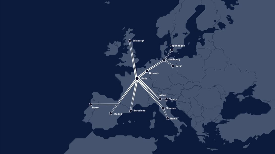 Midnight Trains plans to launch a new network of overnight services from Paris to 12 European destinations.