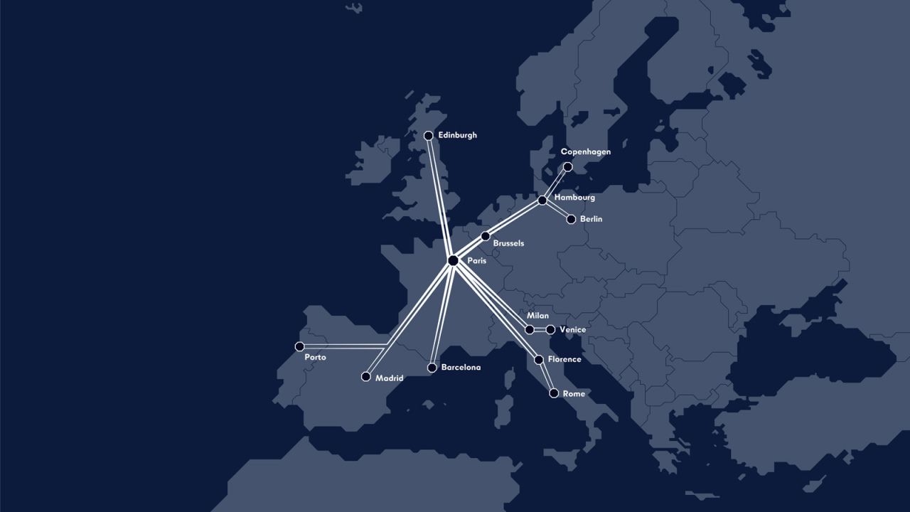 Midnight Trains plans to launch a new network of overnight services from Paris to 12 European destinations.