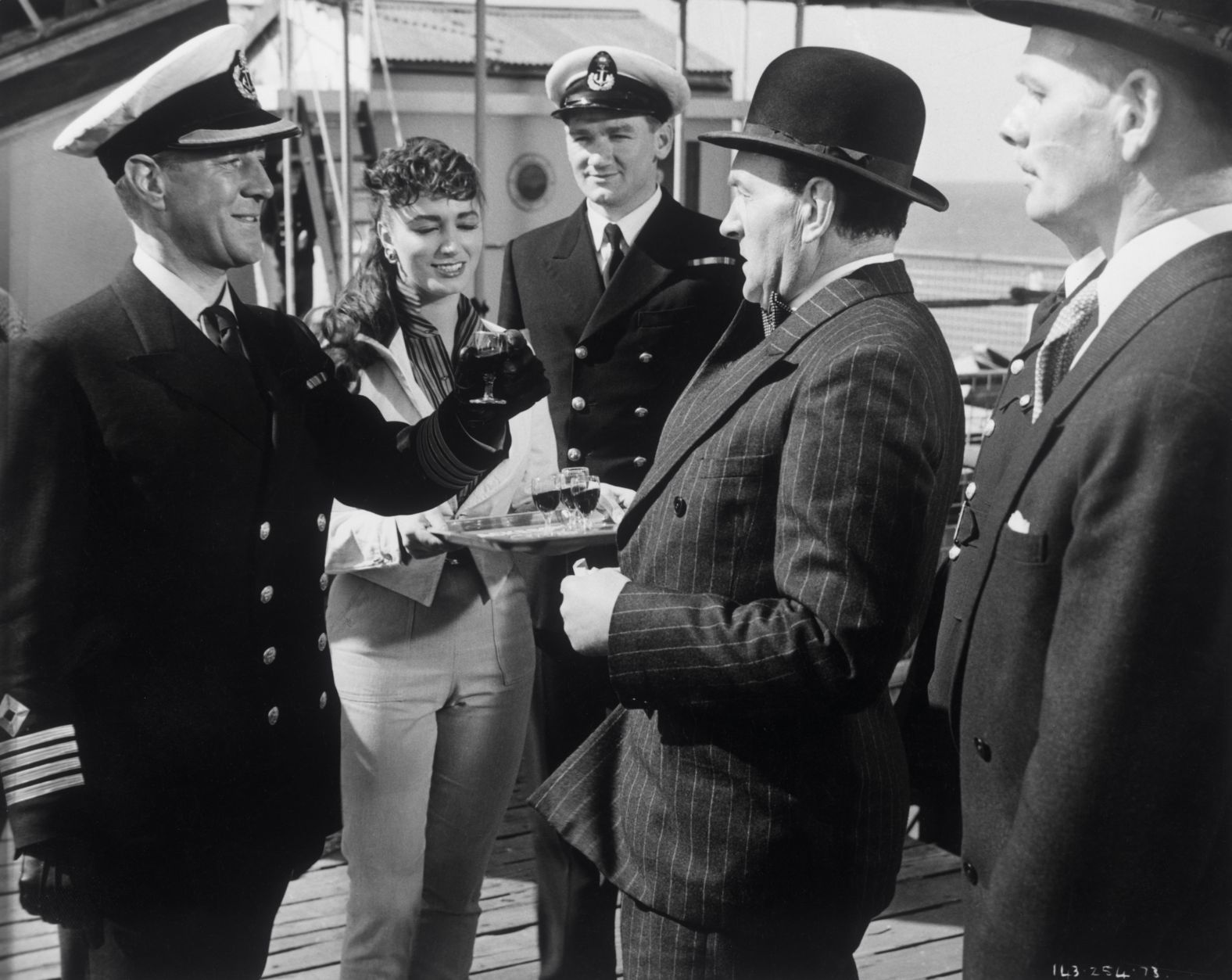 At first, though, Collins continued to pursue acting, landing a handful of roles across film and television. Here, she's seen in the 1957 comedy "Barnacle Bill," also known as "All At Sea." 