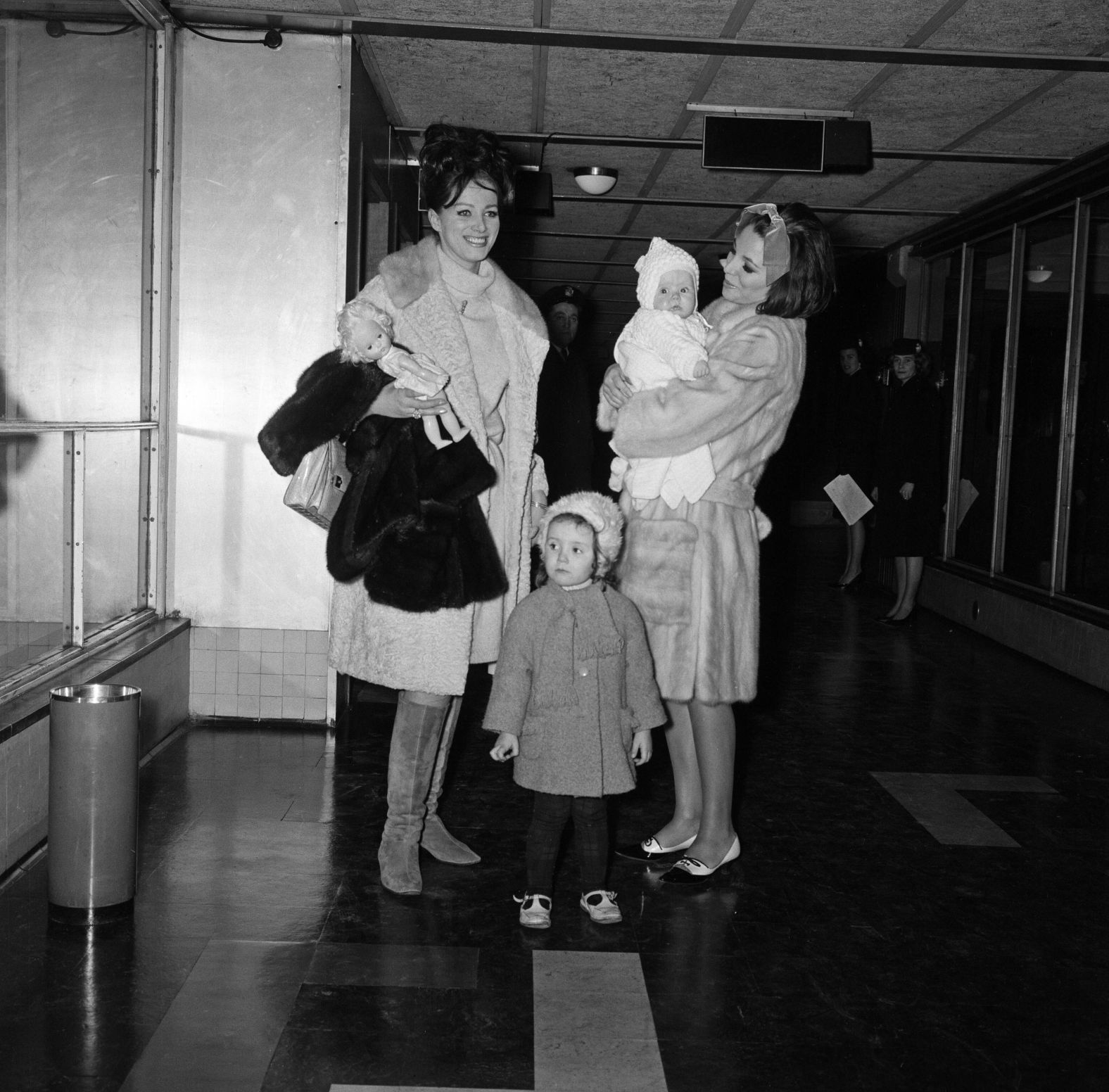 By 1964, Austin had died by suicide, and Collins had also suffered the loss of her mother, Elsa. "This was the defining point, I guess, in her life," says Tracy, pictured here alongside her Aunt Joan and her cousin Tara. "To move on, to protect herself, she created a world for herself of wonderful characters who wouldn't let her down. ... To be able to sit down and write, that was her sort of lifeline."