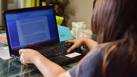A service employee working in Delhi and living in Noida works from home.
