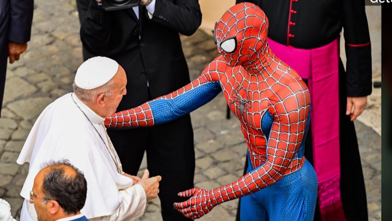 spiderman pope