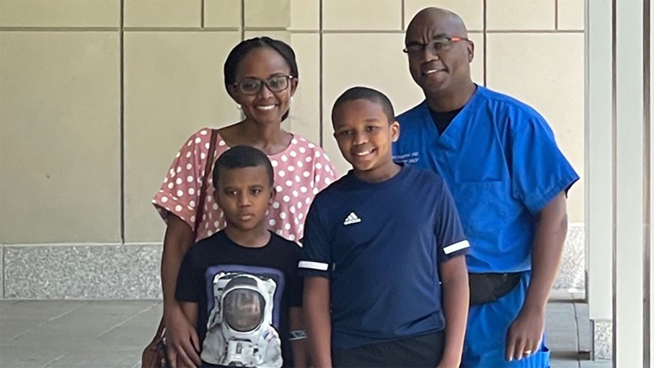 The Mugera family is looking forward to an overseas vacation now that both children have been vaccinated. 