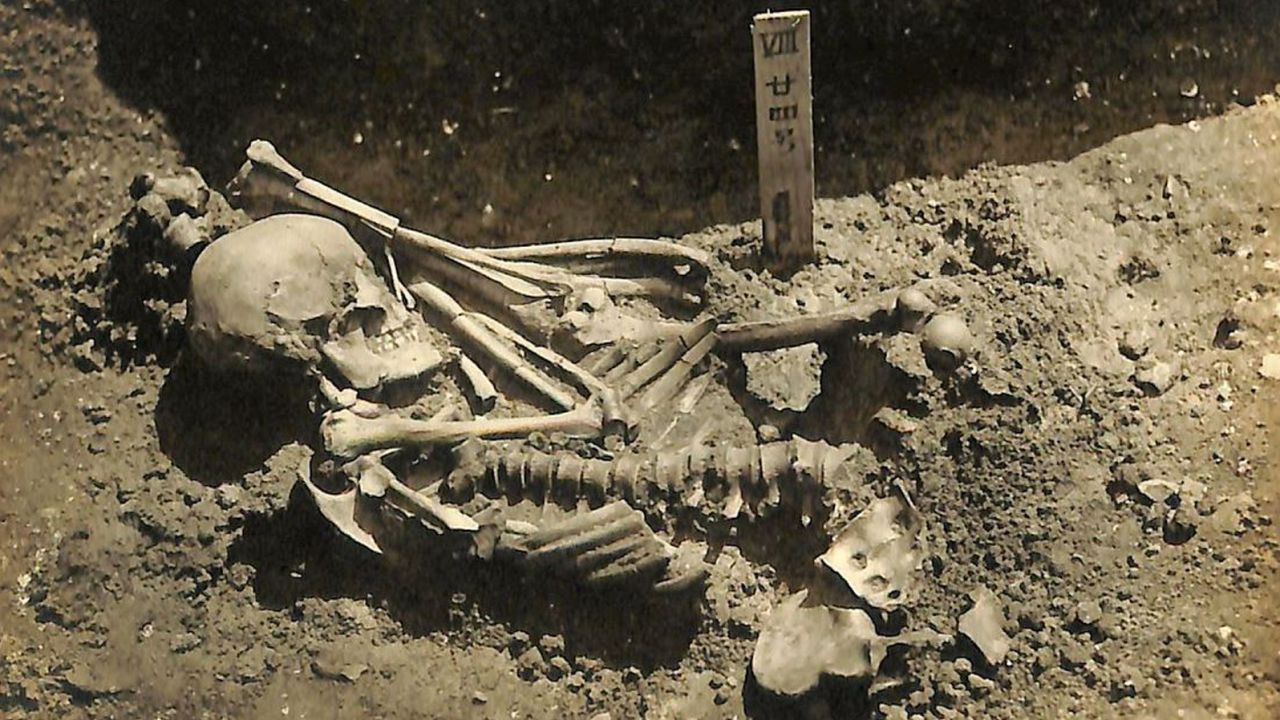 The adult male was excavated from the Tsukumo site near Japan's Seto Inland Sea.