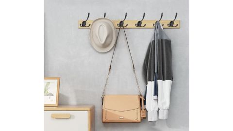 Wall Mounted Black Coat Hooks