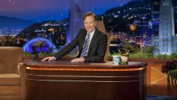 Conan O'Brien hosting The Tonight Show with Conan O'Brien on July 23, 2009.