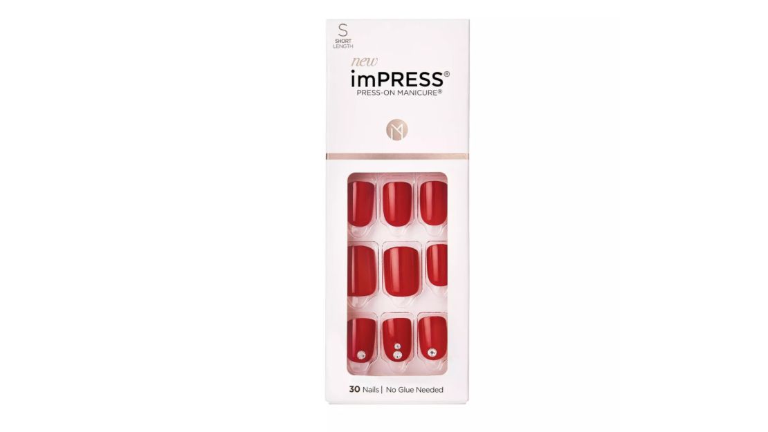 Kiss ImPress Press-On Manicure False Nails in Kill Heels