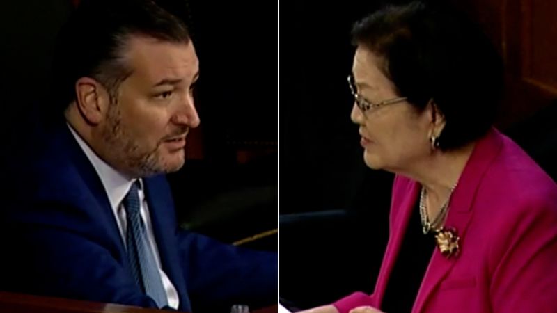 Ted Cruz accused of mansplaining as hearing goes off the rails