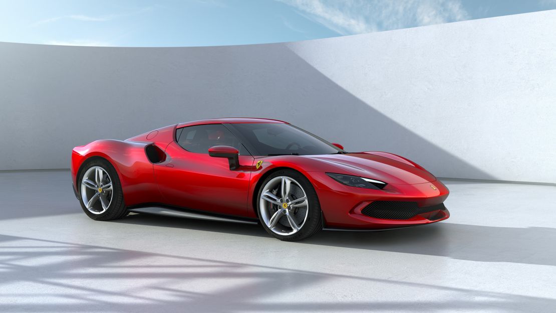 The Ferrari 296 GTB is a plug-in hybrid with a V6 engine.