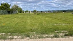 A field near the former Marieval Indian Residential School, where the Cowessess First Nation say they found the unmarked graves of hundreds of people, is seen near Grayson, Saskatchewan, Canada in a still image from video June 24, 2021.  Federation of Sovereign Indigenous Nations/Handout via REUTERS.  NO RESALES. NO ARCHIVES. THIS IMAGE HAS BEEN SUPPLIED BY A THIRD PARTY.
