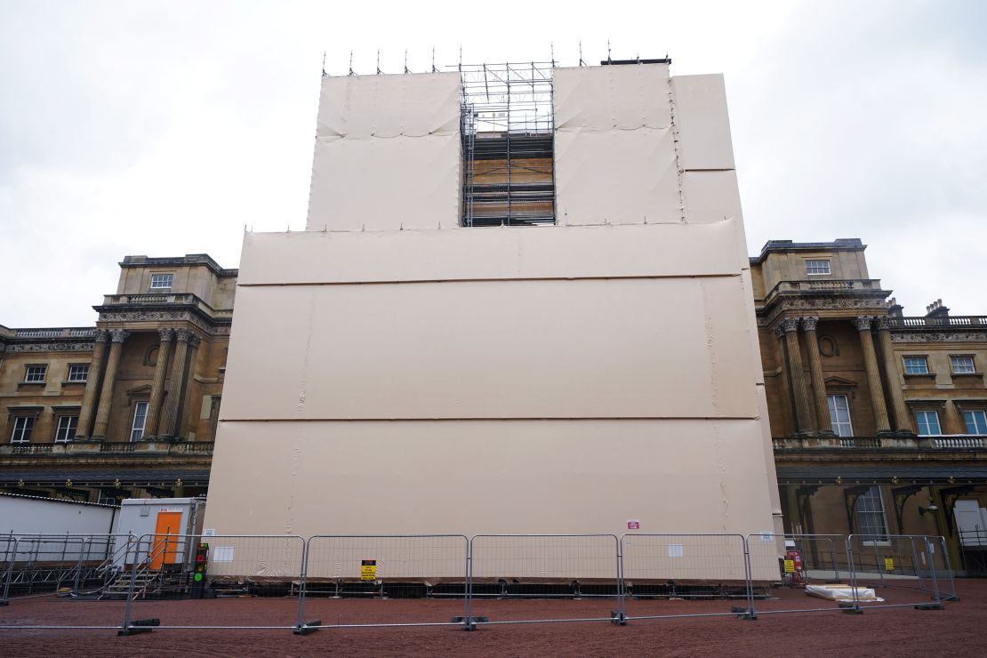 Buckingham Palace's massive refurbishment is ahead of schedule.
