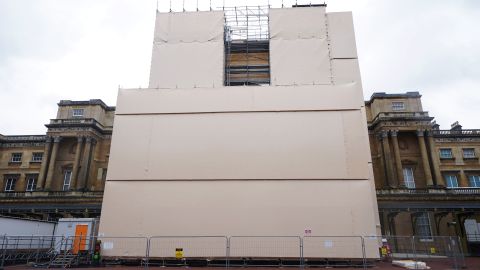 Buckingham Palace's massive refurbishment is ahead of schedule.