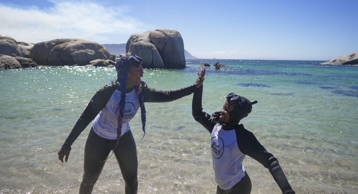 "I always believe we can only care about something once we've seen it, and when we talk about ocean advocates, it starts here. It starts by getting into the water," Ndhlovu says.