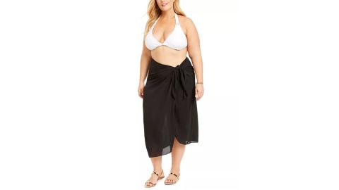 Dotti Plus-Size Summer Sarong Long Pareo Cover-Up