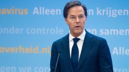 Mark Rutte on January 12 in The Hague, Netherlands.