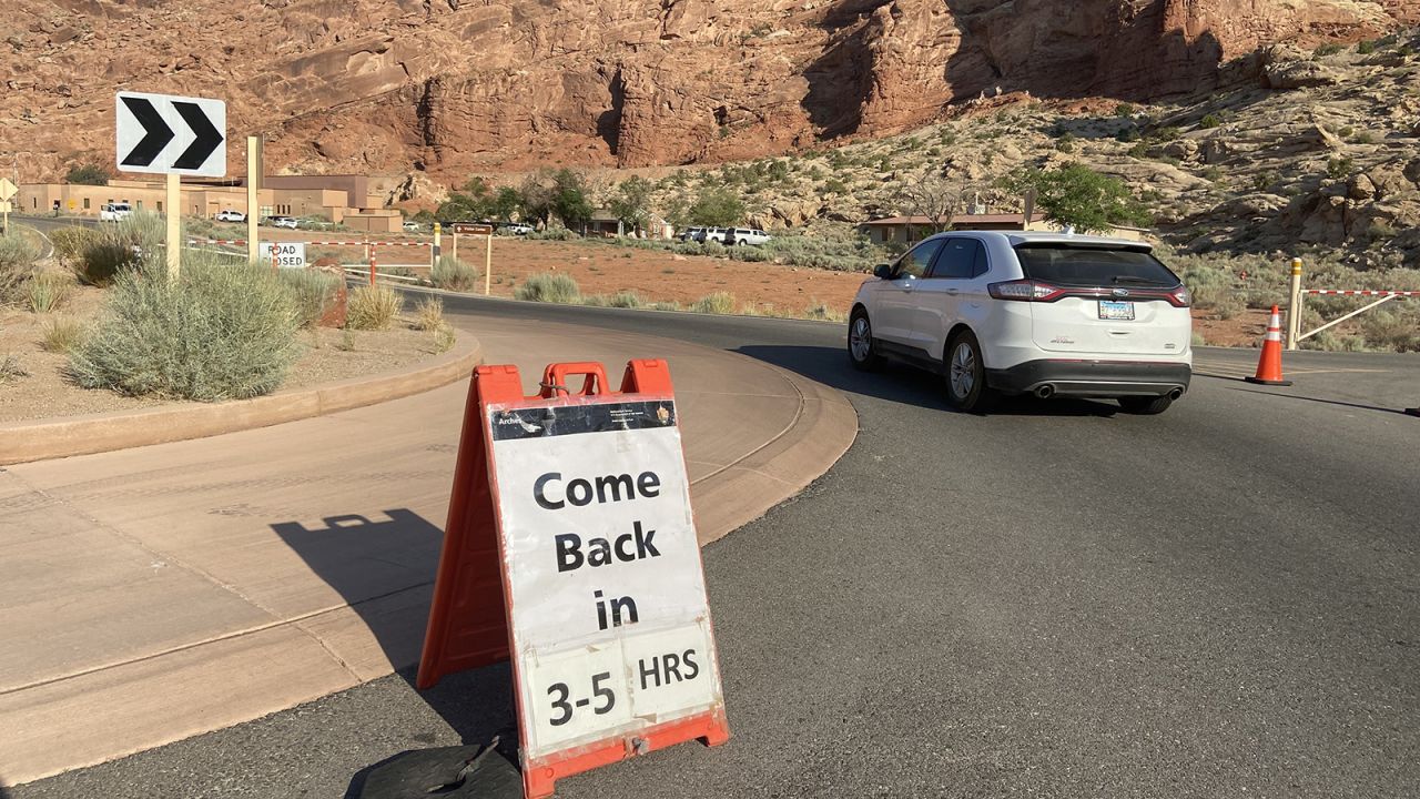 Earlier this summer, Arches National Park was having to turn away visitors eager to get out into wilderness areas.