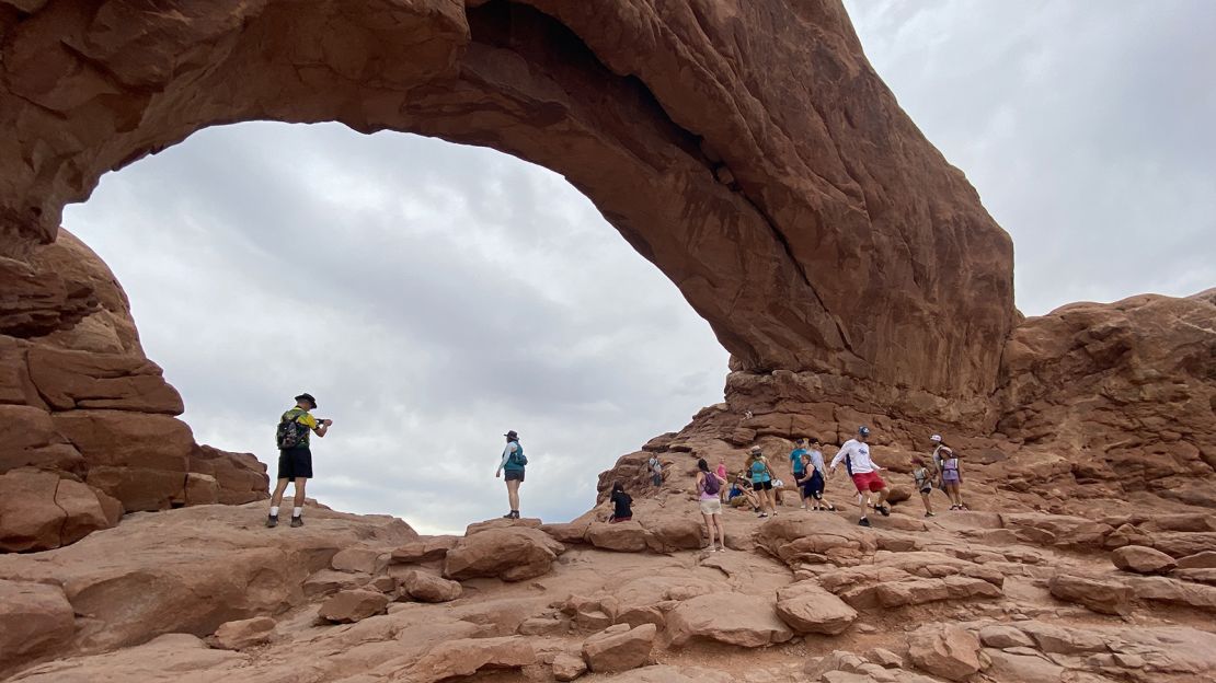 Visitor numbers at Arches have climbed as much as 70% in some months since October 2020 compared with previous years.