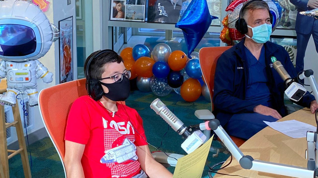 (From left) Parker and Maher are shown during their virtual panel discussion.