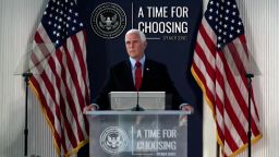 Former Vice President Mike Pence rebuked former President Donald Trump on Thursday night on the question of overturning the results of the 2020 presidential election.