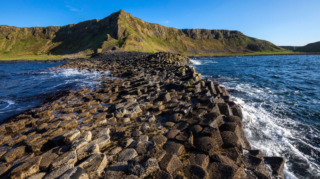 <strong>Giant's Causeway: </strong>Northern Ireland's Giant's Causeway was created by a ancient volcanic eruption, but legend has it that giants once built a bridge between Ireland and Scotland. 