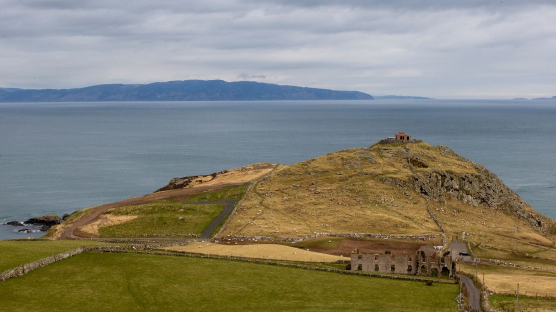 View from Torr Head looking towards the Mull of Kintyre. 