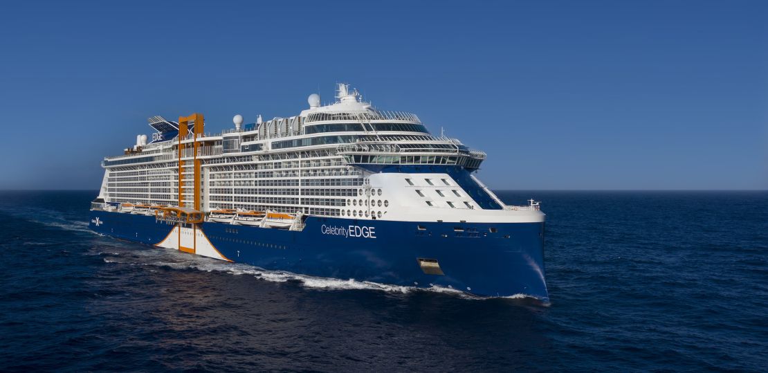 The Celebrity Edge is the first cruise ship to sail out of Port Everglades and US waters since the pandemic took hold.