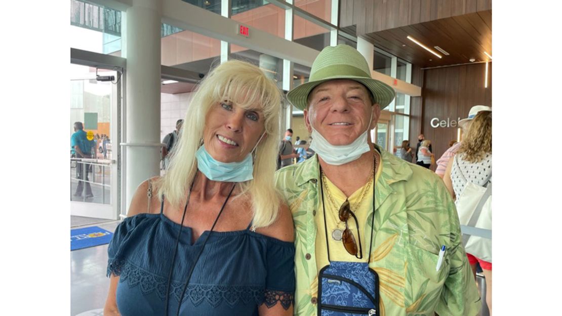 "We feel very safe being here today," said Diana Middleton of Washington D.C., with her husband, Mark. "It was a no brainer."