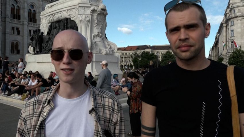 screengrab budapest protesters