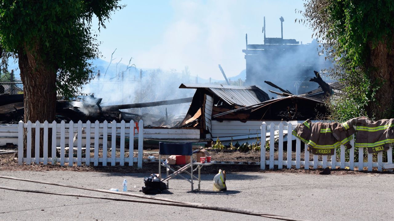 The Sacred Heart Church on the Penticton Indian Reserve was one of four Catholic churches burned in overnight fires last week.