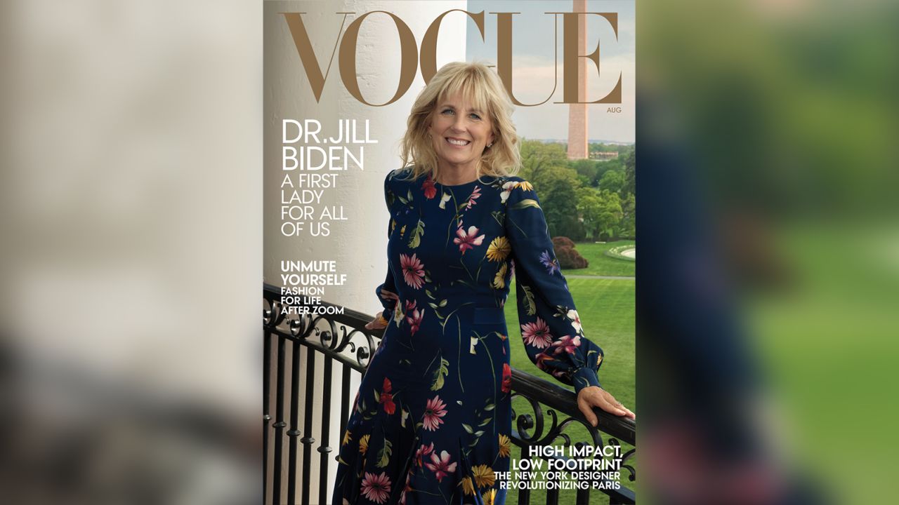 Jill Biden On The New Cover Of Vogue Magazine Cnn Politics 