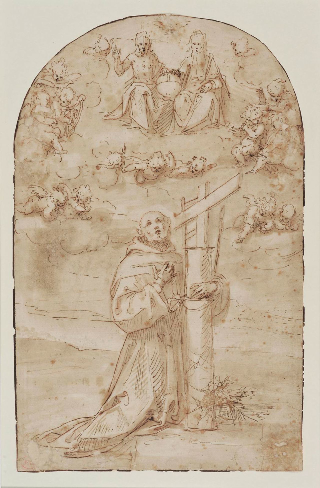Guglielmo Caccia's missing sketch of San Diego de Alcala was not among the recovered items.