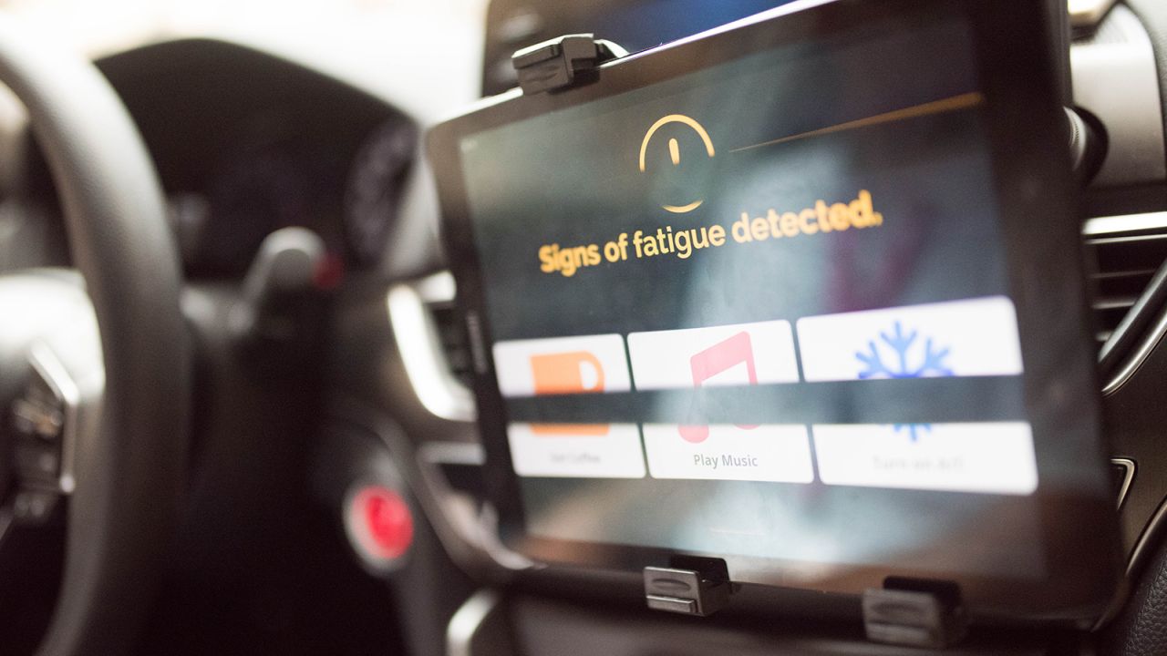 Affectiva's emotion-reading AI software is being applied to driver monitoring systems, to detect drowsiness.