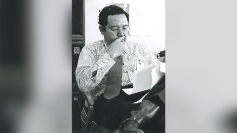 Pictured is Arturo Campos, an electrical power subsystem manager for the Apollo 13 lunar module.