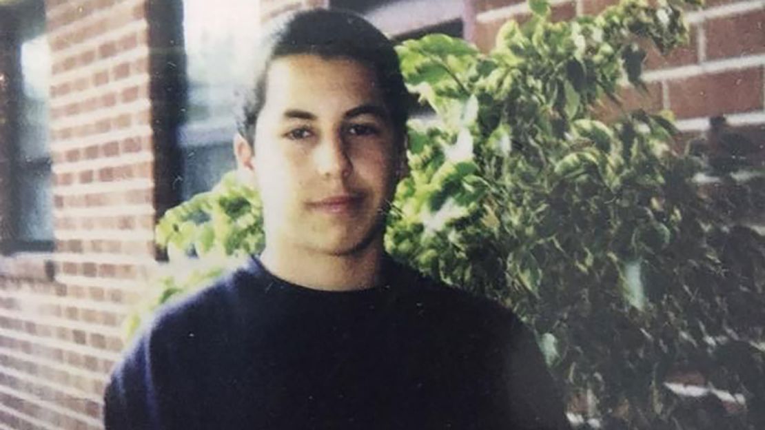 Michael Mendoza is seen in 1996, at age 15, in a California juvenile hall being tried as an adult.