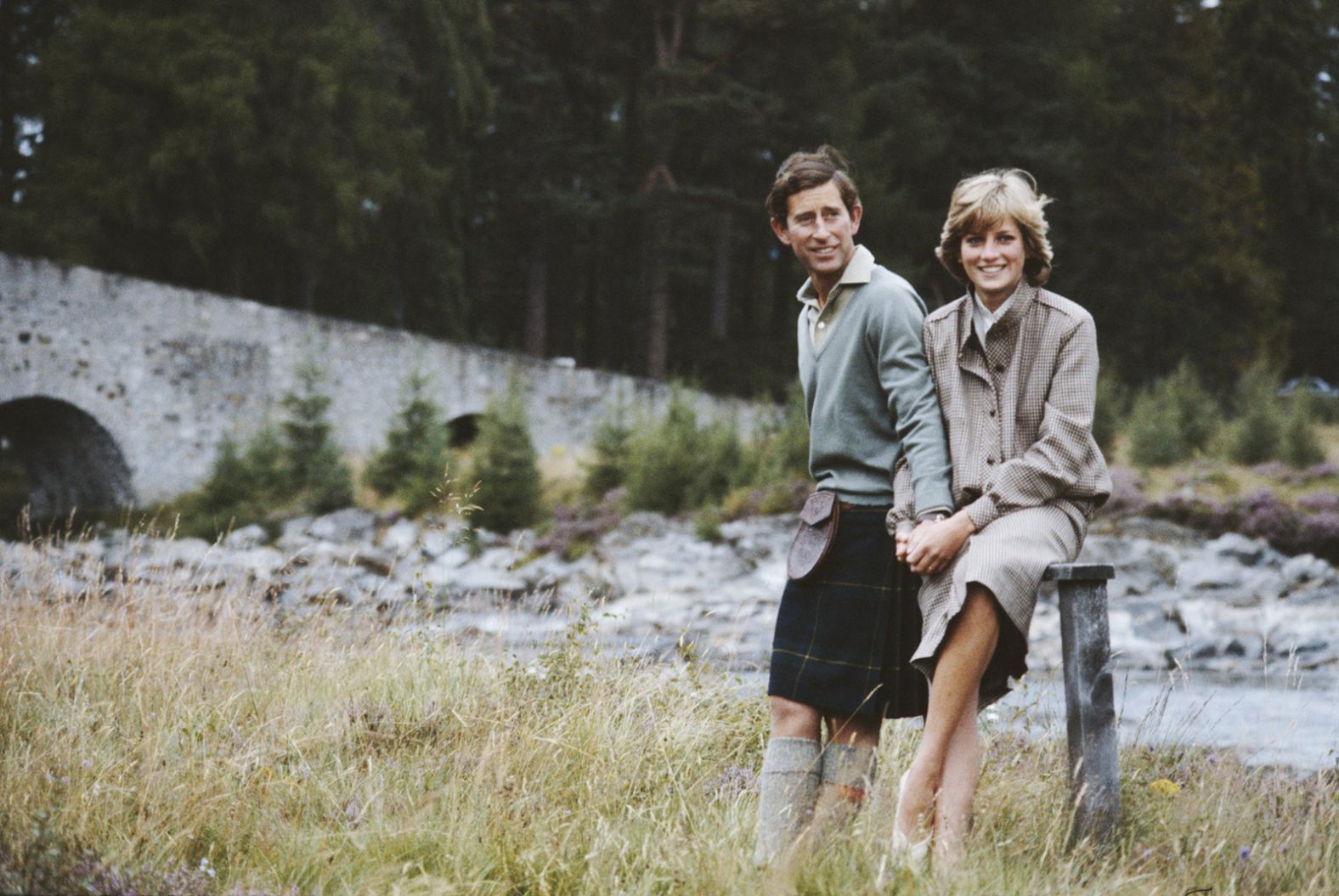 The couple spends part of their honeymoon in Scotland.