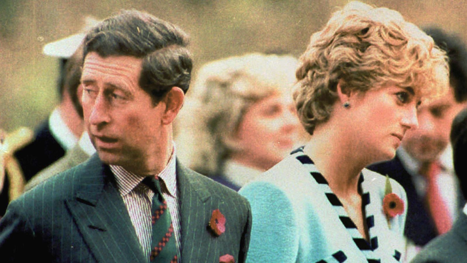Charles and Diana attend a memorial service during a tour of South Korea in November 1992. A month later, it was announced that they had formally separated.