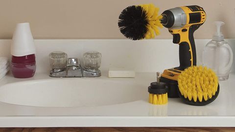 Drill Brush Power Scrubbers