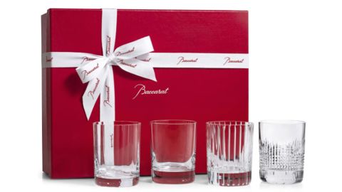Baccarat Four Elements Lead Crystal Tumblers, Set of 4