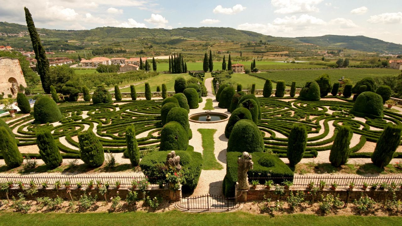 <strong>Park life: </strong>Villa Arvedi (formerly known as Villa Allegri) sits in the countryside outside Verona.